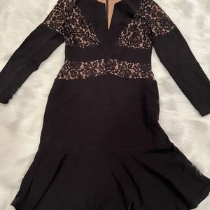 Bcbgmaxazria size 10 long sleeve dress